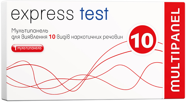 Тест Мультипанель для визначення 10 видів наркотичних речовин Atlas Link Express Test (7640162323574) - изображение 1