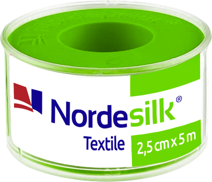 Пластир медичний текстильний Nordeplast Nordesilk 2.5 см x 5 м (4751028530777) - изображение 1