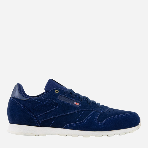 Buty sportowe młodzieżowe dla dziewczynki Reebok CL Leather MCC CN0001 36.5 Granatowe (4058028125652) - obraz 1