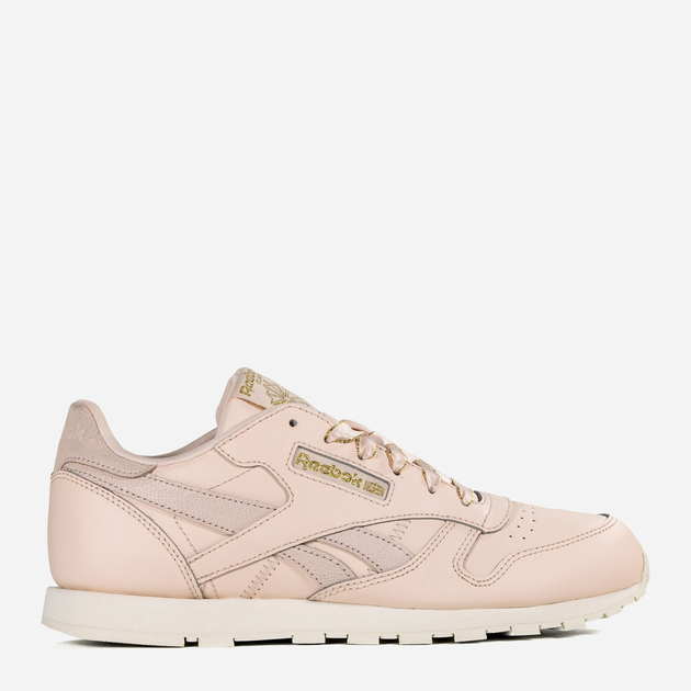 Підліткові кросівки для дівчинки Reebok Classic Leather DV9630 38 Рожеві (4061624698888) - зображення 1