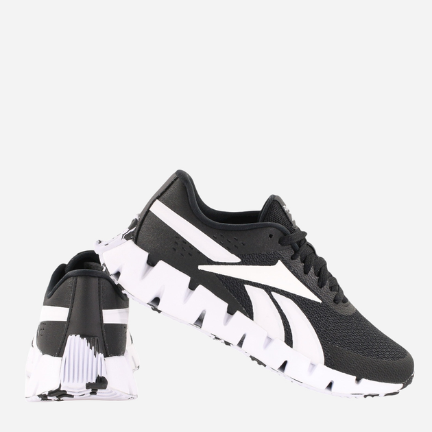 Підліткові кросівки для хлопчика Reebok ZIG Dynamica 2.0 GW8350 35 Чорні (4064057322474) - зображення 3
