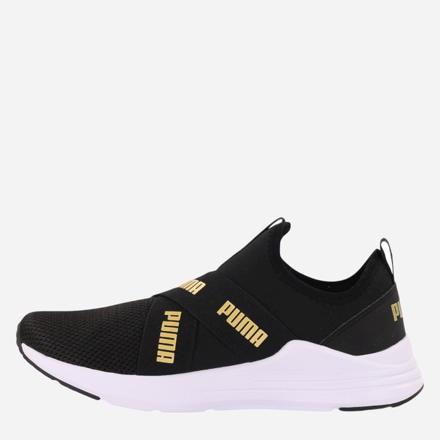 Підліткові кросівки для дівчинки Puma Wired Run Slip On Summer 383732-04 38 Чорні (4064536099781) - зображення 2