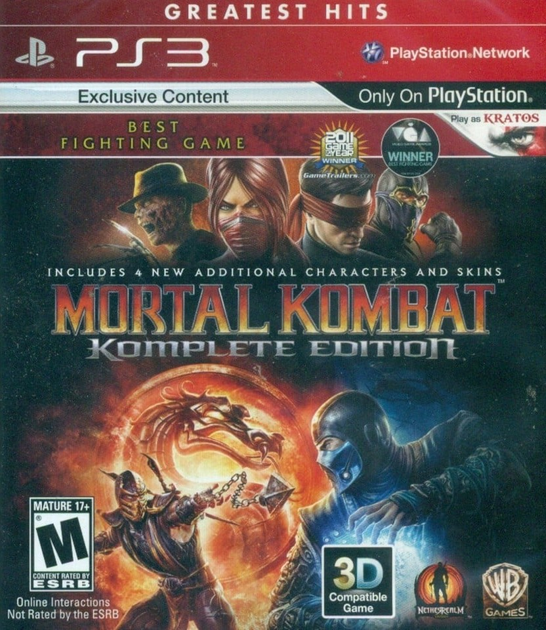 Гра PS3 Mortal Kombat Komplete Edition (Blu-ray диск) (0883929239061) - зображення 1