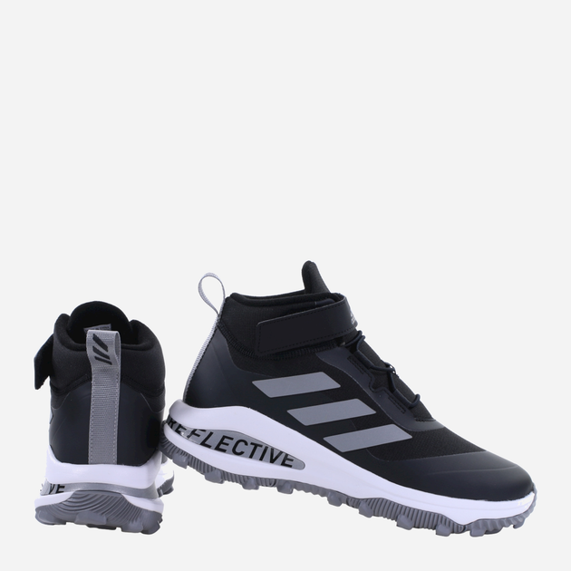 Підліткові черевики для хлопчика adidas FortaRun Atr El K GZ1804 39.5 Чорні (4065427568300) - зображення 4
