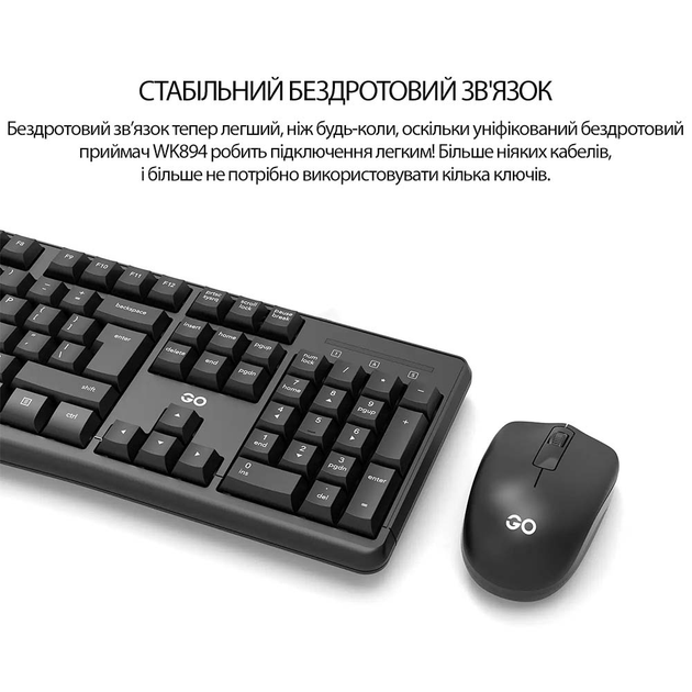 Клавиатура и мышь Fantech WK894 в черном цвете - беспроводные устройства. - изображение 10