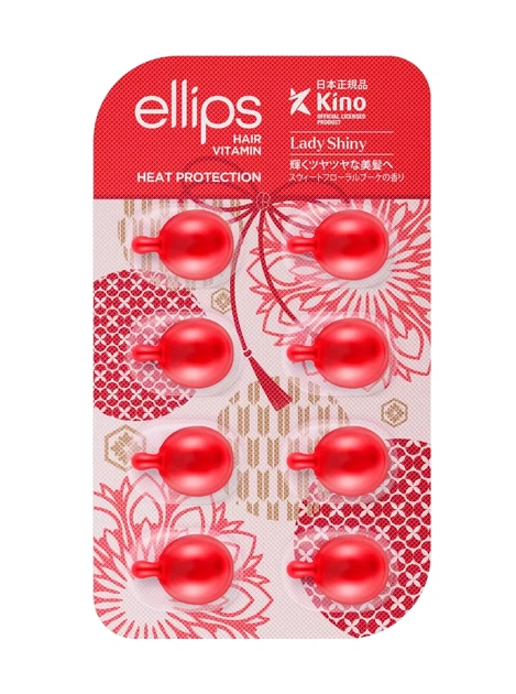 Капсулы для волос мягкость сакуры Ellips Lady Shiny with Cherry Blossom 8*1 - Фото 1 Капсулы для волос мягкость сакуры Ellips Lady Shiny with Cherry Blossom 8*1 - изображение 1