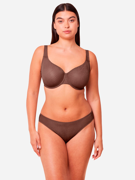 Biustonosz damski z fiszbinami Triumph 10215944 80G Cocoa (7611358392872) - obraz 5