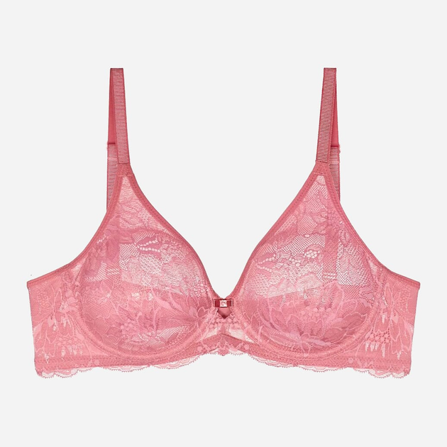 Biustonosz damski z fiszbinami z koronką Triumph 10214458 70G Różowy (7613108166900) - obraz 6