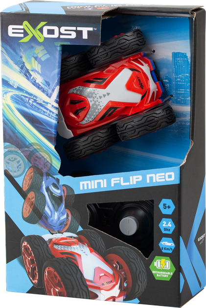 Машина Silverlit Exost Mini Flip Neo 1:34 на радіокеруванні 2.4 ГГц Червона (4891813202905) - зображення 9