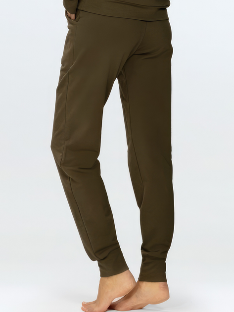 Spodnie dresowe damskie joggery DKaren Seattle S Khaki (5903251481909) - obraz 2