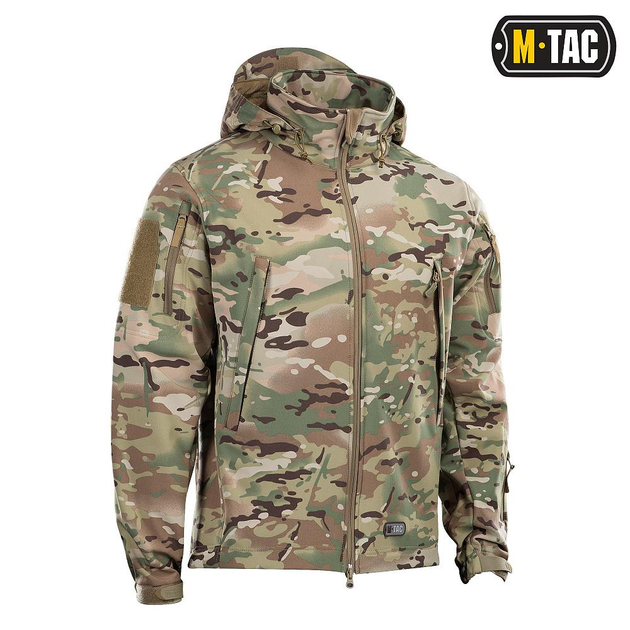 Куртка тактична M-Tac Softshell розмір M колір Multicam - зображення 1