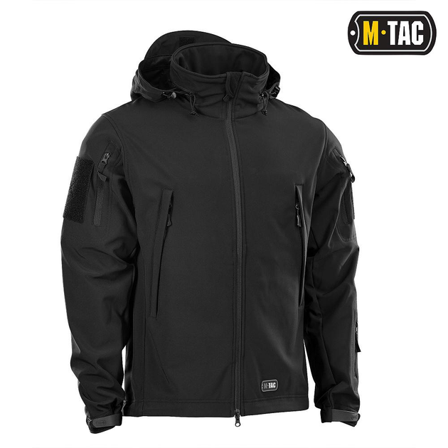 Куртка тактична M-Tac Softshell розмір 2XL колір Чорний - изображение 1