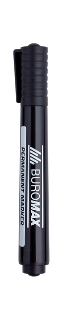 Маркер перманентный черный BUROMAX BM8700-01 Permanent 2-4 мм - изображение 3