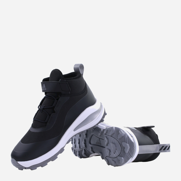 Підліткові черевики для хлопчика adidas FortaRun Atr El K GZ1804 36.5 Чорні (4065427564609) - зображення 3