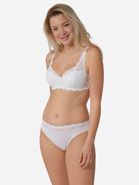 Biustonosz damski z fiszbinami z koronką Triumph 10166798 75D Biały (7613112812268) - obraz 3
