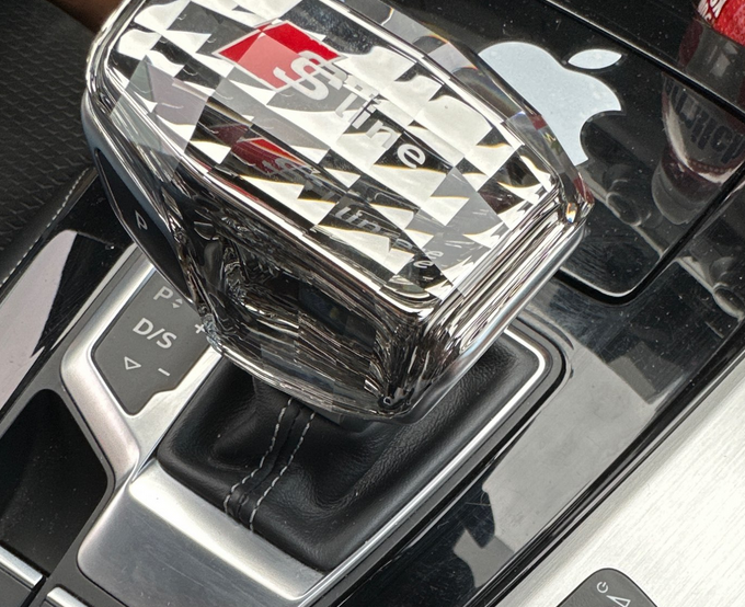 Ручка переключения передач Audi A6 A7 A8 Q7 Q8 хрусталь логотип S-Line (19-23 г.в.) - изображение 5