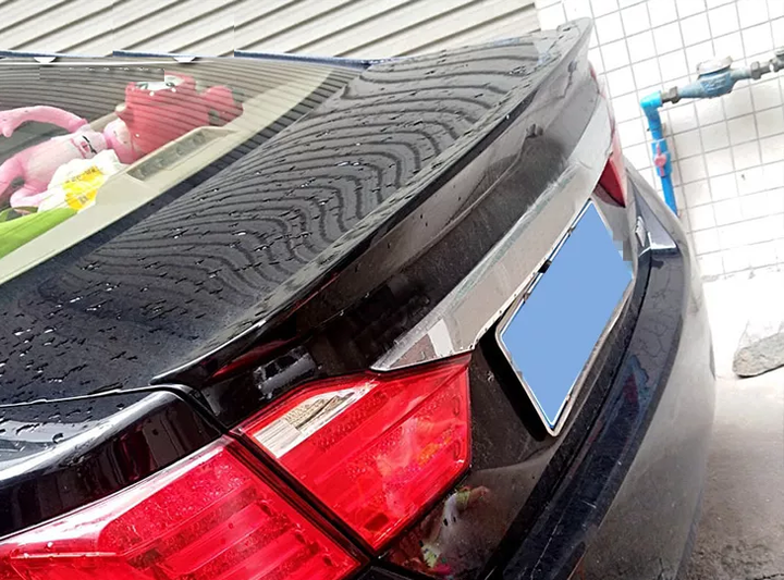 Спойлер Toyota Camry V50/V55 Європа чорний глянсовий ABS-пластик (11-17 р.в.) - зображення 6
