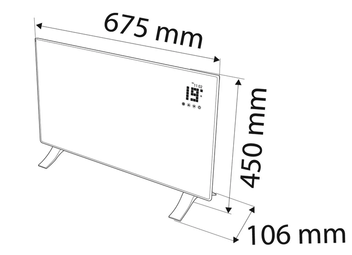 Grzejnik konwektorowy NEO Tools 1500 W IP24 90-091 (5907558447606) - obraz 7