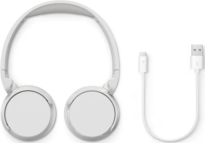 Навушники On-ear Philips TAH3209 BT 5.3 Wireless Mic White - зображення 3
