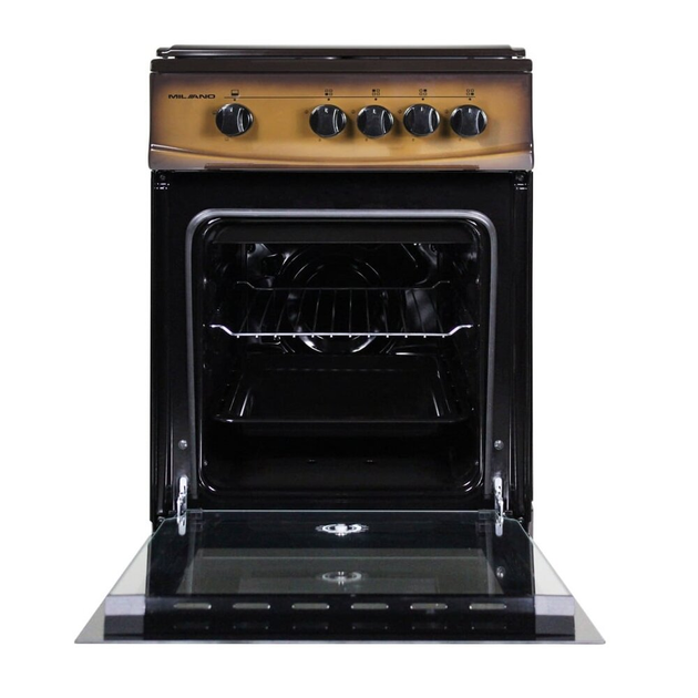 Плита газова Milano ML55 G1 /01+коричнева (50х50) - зображення 4
