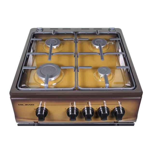 Плита газова Milano ML55 G1 /01+коричнева (50х50) - зображення 5