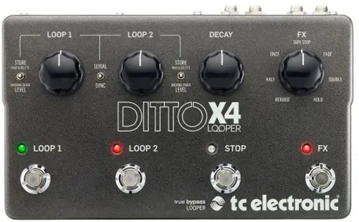 Педаль ефектів TC Electronic Ditto X4 Looper (34000076) - зображення 1