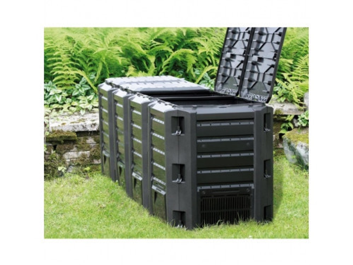 Компостер садовий PROSPERPLAST MODULE COMPOGREEN 1600 л, зелений - изображение 2
