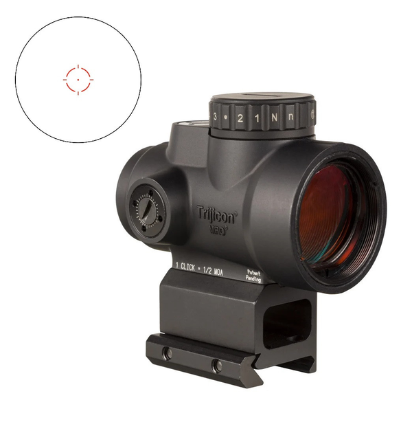 Коллиматор Trijicon MRO HD, 1х25, 2 MOA Dot with 68 MOA Circle (Red), H 39 mm, (4-NV, 12-D) - изображение 1