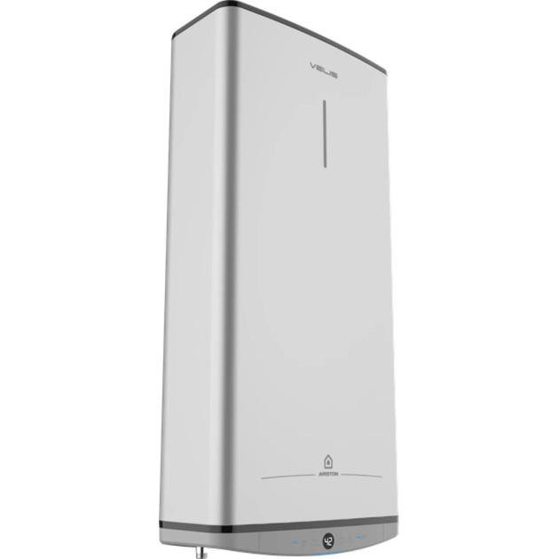 Водонагрівач Ariston серії Velis Tech 80 EU (3100918), 1,5 кВт, накопичувальний, універсальний монтаж, прямокутний плоский, 2 мокрих ТЕН, електронне управління, клас B - зображення 1