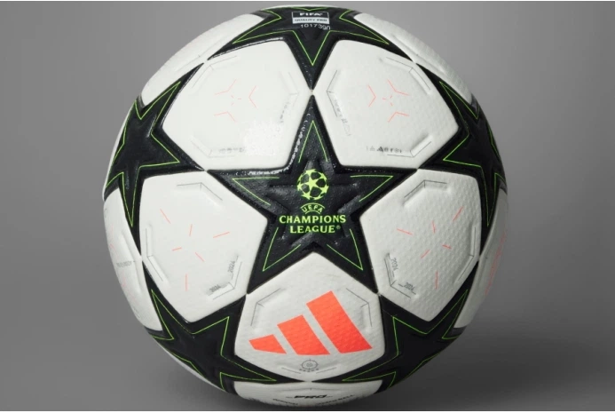 Мяч футбольный Adidas Finale 24 OMB IS7438 №5 Бело-черный