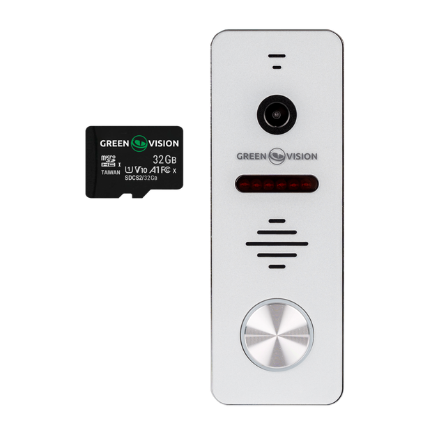 Автономна панель виклику IP GreenVision GV-008-M-150 SD-32Gb - Фото 1 Автономна панель виклику IP GreenVision GV-008-M-150 SD-32Gb - зображення 1