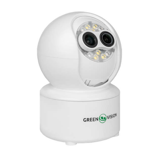 Бездротова поворотна камера два об'єктиви GreenVision GV-193-GM-DIG40-10 5х PTZ - зображення 2