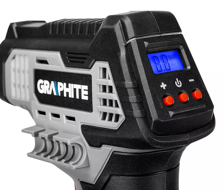 Kompresor powietrza Graphite akumulatorowy Energy+ 18 V 58G041 (5907558480085) - obraz 6