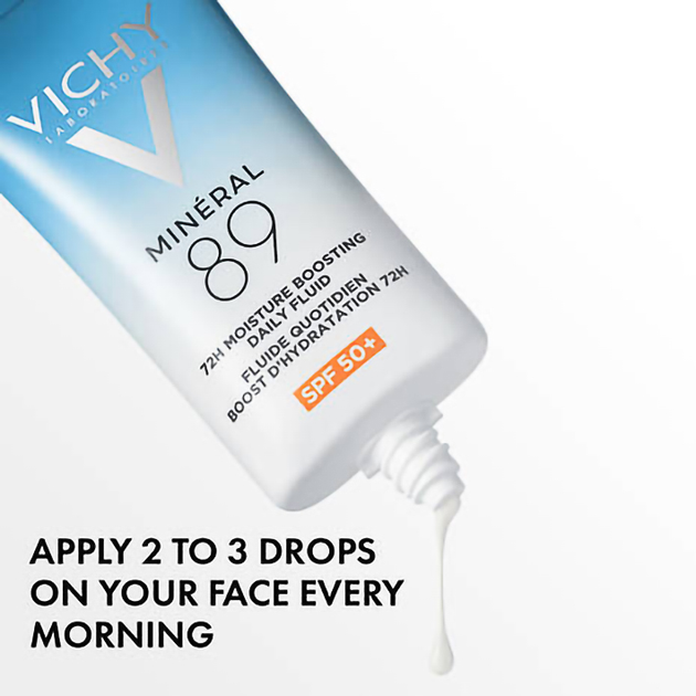 Флюїд для обличчя Vichy Mineral 89 72H SPF 50+ зволожуючий 50 мл (3337875895781) - зображення 2