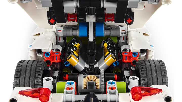 Конструктор LEGO Technic: Білий гіперкар Koenigsegg Jesko Absolut 801 елемент (42184) - зображення 5
