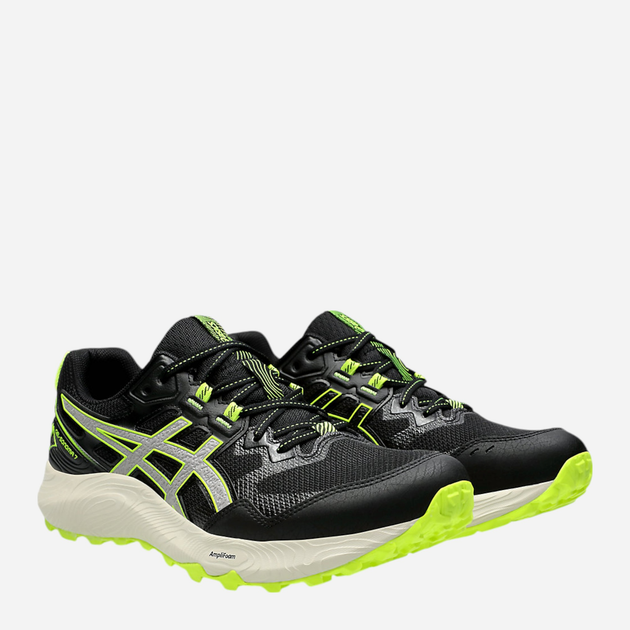 Buty do biegania męskie z amortyzacją ASICS 1011B595-004 41.5 (8US) 26 cm Czarny/Seledynowy (4550457751209) - obraz 2