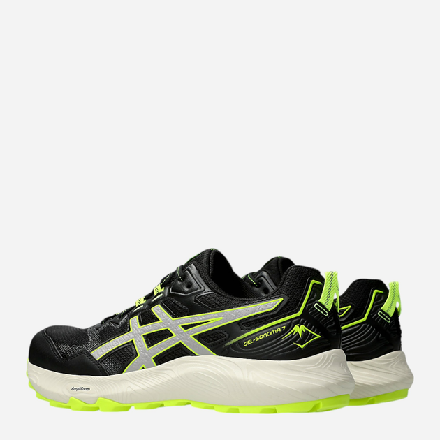 Чоловічі кросівки для бігу ASICS Gel-Sonoma 7 1011B595-004 44.5 (10.5US) 28.2 см Чорний/Салатовий (4550457751223) - зображення 3