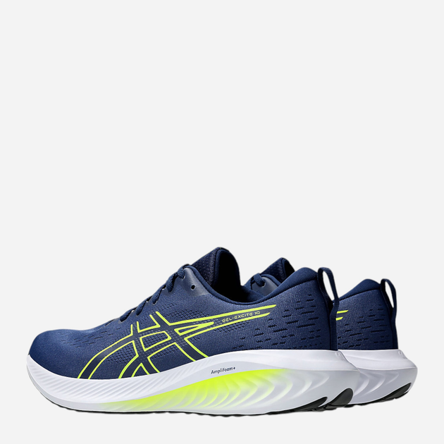 Buty do biegania męskie ASICS Gel-Excite 10 1011B600-404 43.5 (9.5US) 27.5 cm Granatowy/Żółty (4550457721851) - obraz 3