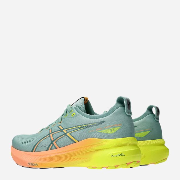 Buty do biegania męskie ASICS Gel-Kayano 31 1011B929-750 44 (10US) 28 cm Jasnozielony/Czarny (4550457751537) - obraz 3