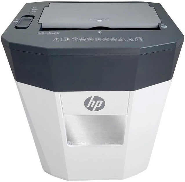 Niszczarka HP OneShred Auto 80CC Grey-White (HPN281780CCOF-05) - obraz 3
