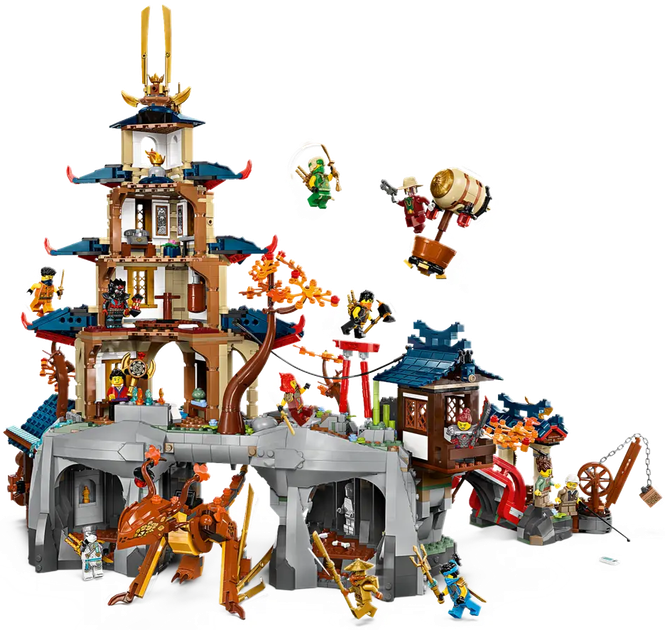 Конструктор LEGO Ninjago: Турнірне місто з храмом 1650 елементів (71814) - зображення 3