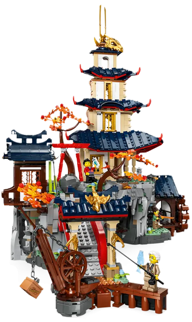 Конструктор LEGO Ninjago: Турнірне місто з храмом 1650 елементів (71814) - зображення 4