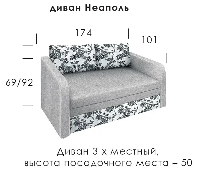 Диван Неаполь Модерн - изображение 2