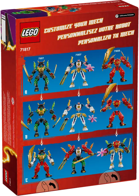 Конструктор LEGO Ninjago: Механізм сили стихії Ллойда 253 елементи (71817) - зображення 5