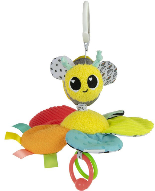 Gryzak Lamaze Buzzy the Bee & Flower Clip & Go (0796714274959) - obraz 1