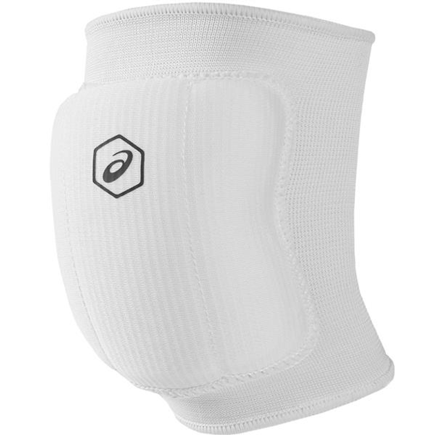 Nakolanniki siatkarskie Asics Basic Kneepad 146814 0001 L Białe (8718837132437) - obraz 1