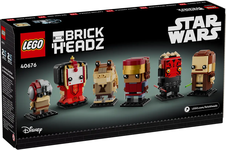 Zestaw klocków LEGO Star Wars BrickHeadz Mroczne widmo 732 elementy (40676) - obraz 5