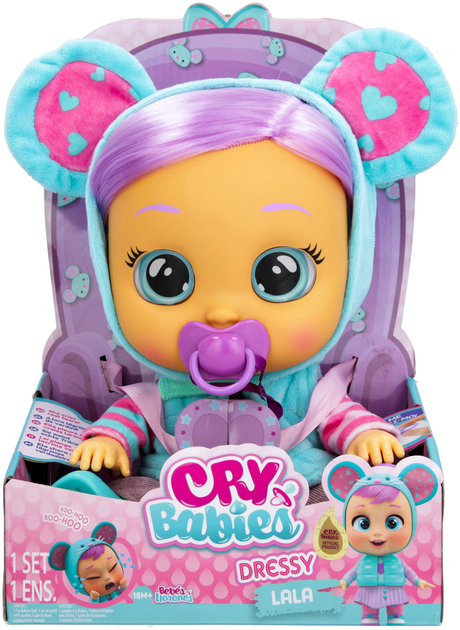 Пупс TM Toys Cry Babies Dressy Lala 30 см (8421134083301) - зображення 1