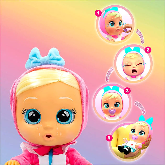 Lalka bobas TM Toys Cry Babies Storyland Alicja w Krainie Czarów 30 cm (8421134081956) - obraz 2