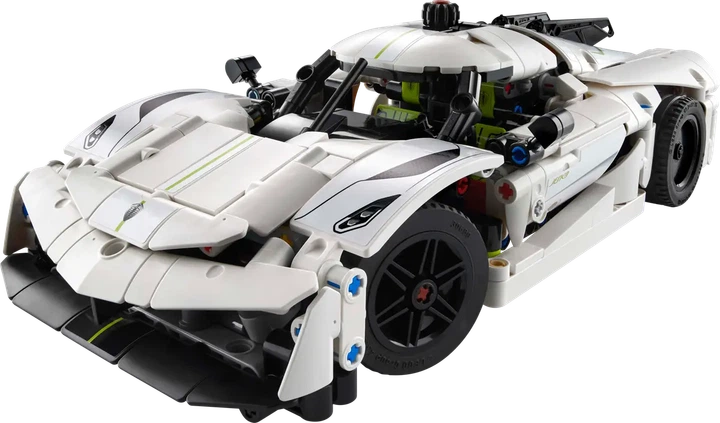 Конструктор LEGO Technic: Білий гіперкар Koenigsegg Jesko Absolut 801 елемент (42184) - зображення 2